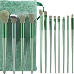 13pc Premium Makeup Brushes| Eyeshadow Brush | Complete Makeup Mini Brush Kit | Soft Hair and Comfortable for Studio and Personal Use | Multicolor (Pack of 13)-18