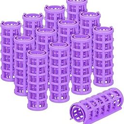 KNAFS COLLECTIONS®20MM Hair Rollers Plastic Snap on Curlers for Hairdressing Styling for Girls & Women No Heat Wave Hair Curlers for Salon,Home Purpose Multicolor (12 PCS) (2.75x0.79 Inch (Medium))-image-21