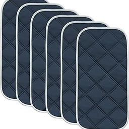 Sunny zzzZZ 6 Pack Baby Waterproof Changing Pad Liners - Quilted Thicker Ultra Soft Changing Table Cover Liners - Durable & Easy to Clean - Navy Blue - 23" x 11"-picture-16