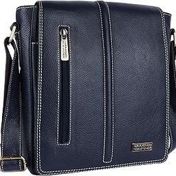 Genuine Leather Sling Bag for Men, Stylish and Spacious Side Bag for Men, Crossbody Bag for Men Daily Use, Travel, Adjustable Strap, 1 Year Warranty-image-45