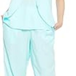 Women's Rayon Solid Top & Pyjama Set- Blue-image-60