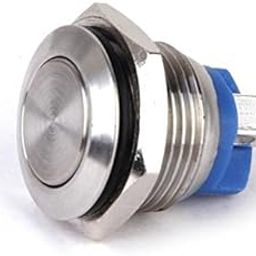 UJEAVETTE 1 x Momentary Push Button Horn Switch for Doorbell/Boat/Car Waterproof Metal-image-32