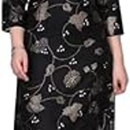 Women's Viscose Rayon Printed Straight Kurta Pant Set Black-image-36