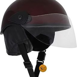 Sage Square Aero Half Helmet (Maroon Glossy) (Large) (Non-Motorized), Polycarbonate-image-39