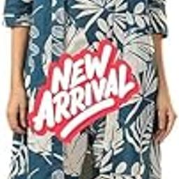 Women's Pure Cotton Printed Top & Trousers With Shrug Co-Ords Set-41