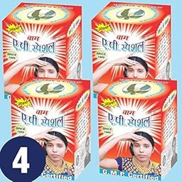 Adarsh Ayurvedic Balm AP Special - 4 Pack of 12g Bottles - Pain Relief Head Massager Balm,Assorted-image-55