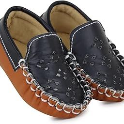 6 To 12 Months Baby Boys Synthetic Leather Loafer Booties-image-62