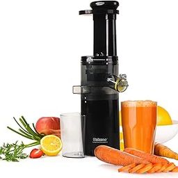 Balzano Cold Press Juicer, Slow Juicer for Fruits & Vegetables, Extract Coconut Milk & Nut Milk Easily, Fruit Juicer Machine, Compact Design, Orange Juice Maker, Vegetable Juicer, Black, 100W-picture-1
