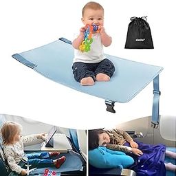 Alaska® Airplane Travel Seat Extender for Kids: Ultra-Comfort Soft Fleece Fabric with Insulated Cooling & Warming Design for Your Kids. Toddler Airplane Seat Extender Size- 31.1 x 17.25 Inches. (Blue)-14