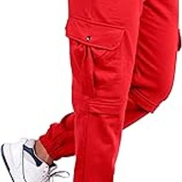 Casual Jogger Sweatpants with 6 Pocket, Drawstring, Cotton Blend,Everyday Pant-picture-24