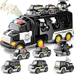 EPPO Police Toys Truck Friction Power Toy Car 7 in1-image-7
