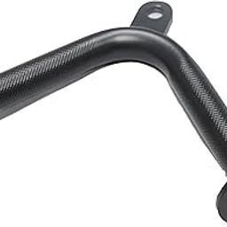 HULKFIT unisex adult V-Tricep Bar Cable Attachments, Black, V-Tricep Bar US-image-55