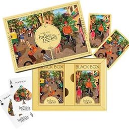 Black Box Premium All Ages India in My Pocket - Streetscapes Twin Pack | Standard Size Playing Card Game-11