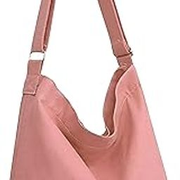 TrendCraft Large Size Canvas Shoulder Bag Hobo Crossbody Handbag Casual Totes Gym/Casual/Party/Travel-picture-17