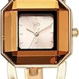 Fastrack Vyb Quartz Analog Rose Gold Dial Rose Gold Sheet Metal Strap Watch for Women-FV60045WM01W-picture-37