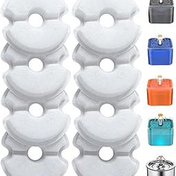 8 PCS Cat Water Fountain Filter, Cat Fountain Water Filter Activated Carbon Filter Element Water Fountain for Cats for Automatic Dog Drinking Dispenser Keeping Water Clear for Pets-15