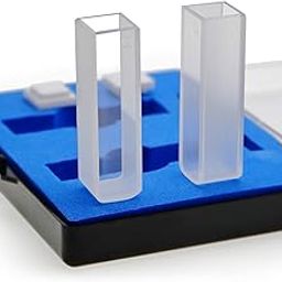 MXRADY LARK® (TYPE A1) Macro Glass Cuvette (Pathlength: 20mm, Volume: 7ml with PTFE Cover, Spectrophotometer) Set of 2 Pcs with Transmission Certificate(LAG-105) (Pack of 2pcs/1pair)-16