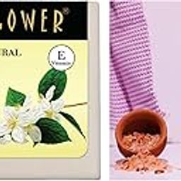 Soulflower Lavender Bath Salt Enriched with Himalayan Pink Rock Bath Salt for Relaxing Muscle Jasmine Handmade Soap-image-66