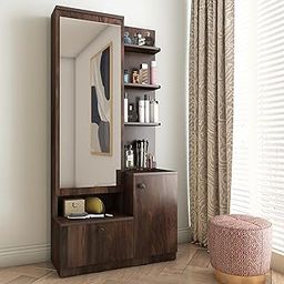 Studio Kook Bella Engineered Wood Dressing Table (Matte Finish) (Junglewood)-19