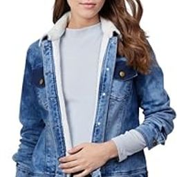 AG SWAD MASALA Women's Denim Washed Long Sleeve Jacket (Blue, 2XL)-PID61775-image-8