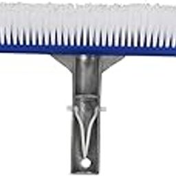 Yaregelun 18 Inch Outdoor Pool Wall Brush Swimming Pool Cleaning Tool Aluminum Handle for Pond Spa Pools Algae Remover Scrubber-image-14