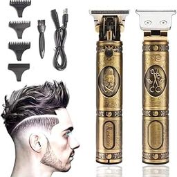 Trimmer for Men and Women, Standard Electric Shaver, USB Charging, Gold-image-45