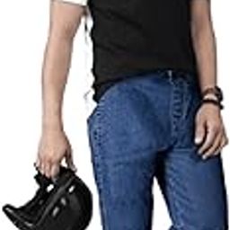 Men's Comfort Fit Denim Lycra Joggers Jeans Stretchable High Rise Relaxed Fit Available in Dark Blue Navy Blue Light Blue Full Length Soft Fabric Machine Wash-image-28