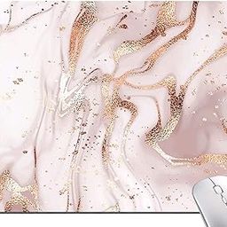 APSRA Mouse Pad, Rose Gold Marble Mouse Pad, Personalized Waterproof Mousepad Rectangle Customized Mouse Pads with Designs Non-Slip Rubber Smooth MousePads for Computer Laptop, Small-13127-image-40