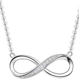 Infinity Pendant Necklace | Valentine Gift for Girlfriend Wife Women & Girls | Infinity Pendant Necklace Represents Everlasting Endless Love | Lovely Gift For Women & Girls-image-68