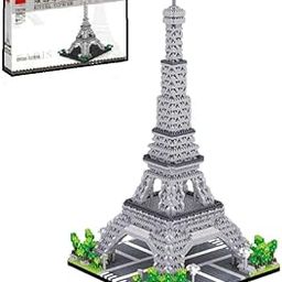 Ramokdu France Paris Eiffel Tower Building Blocks Set (3000Pcs) Famous World Architecture Educational Toys Micro Bricks for Kids, Adults, Multicolor-3