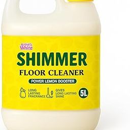 Shimmer Floor Cleaner – 5L Mega Jar | Natural Disinfectant with Germ Protection | Long-Lasting Fragrance | Kills 99.9% Germs | Power Lemon Booster Formula | Surface and Floor Cleaner-image-82