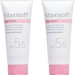 Maxisoft Baby Lotion for Moisturizing Soft & Dry Skin for Kids | Natural Baby Lotion | for All Skin Types (100 ml Tube - Pack of 2)-29
