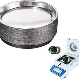 Reusable Aluminum Sample Pan for Moisture Analyzers - 103x8mm(4x0.31 inches) Aluminum Foil Weighing Dish for Laboratory Moisture Balances, Pack of 50 (58ml)-image-15