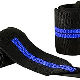 COOL INDIANS Wrist Support with Thumb Loop Strap Wrist Support Gym Men Training Wrist Band/Wrist Band for Men Gym/Wrist Supporter for Gym Weight lifiting Wrist Supporter (Blue)-image-56