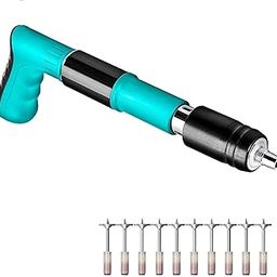 Qiyang Sales Manual Steel Nail Gun Tool, Portable Nail Shooting Machine With 10 Pieces Round Nails-image-3
