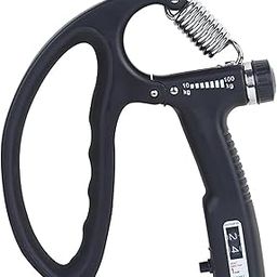 YETI YOGI Adjustable Hand Grip Strengthener, Plastic Hand Gripper for Gym Workout Hand Exercise Equipment to Use in Home for Forearm Exercise, Finger Exercise Power Gripper (D-Shape Black, 10KG - 100KG With Counter)-picture-7