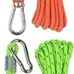 CALANDIS™ Pulley Ratchet Rope Hanger Reflective Wind Rope Orange Green | Tent & Canopy Accessories | Tents & Canopies | & Hiking | Outdoor Sports-image-71