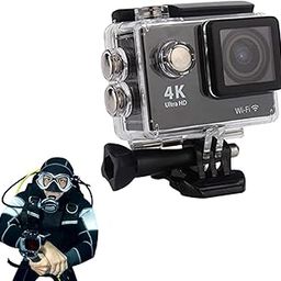 Drumstone 16-Year Warranty 4K Waterproof Action Camera with Dual Screens | 170° Wide Angle Lens, Ultra HD 1080p Video Recorder for Sports & Outdoor Adventures - Black-picture-13