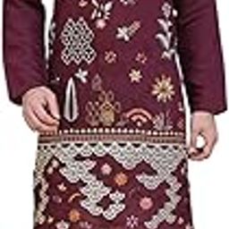 Floral Embroidered and Sequins Kurta Set-image-42