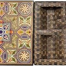SHREE MANAV ENTERPRISES Gift Hamper Box with 4 Compartments | Stylish & Eco-Friendly Gift Box | Perfect for Special Events & Festive Seasons (Brown_12*12in)-image-58