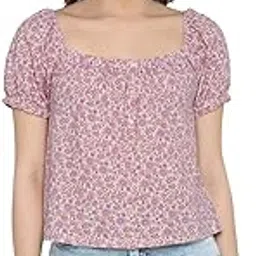 american eagle Women's Floral Relaxed Fit Blouse-picture-26