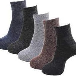 poprex woolen Men's Cushioned High Ankle Sports/Gym Socks | Made with Cotton & Spandex- (Free Size) (Multicolour) | Thick/Terry/Towel High Ankle Socks for Men-image-71