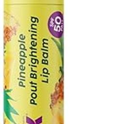 PLIX - THE PLANT FIX Pineapple Brightening Lip Balm with SPF 50 | Kojic Acid & Vitamin C | SPF 50 PA ++ | Fades Pigmenation | Brightens Dark Lips | Sun Protection | Dermatogically Tested | 4g-32
