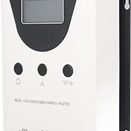 GOWENIC Solar Charge Controller, MPPT Solar Charge Controller Automatic Detection System 12V / 24V / 36V / 48V DC Auto, Solar Panel Regulator, 4 Stage Safe Charging(100A)-15