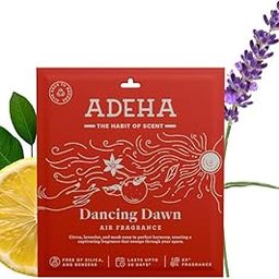 Adeha Fragrance Pocket, Dancing Dawn 20g | Benzene and Silica Free| Fragrance Blends| Lasts Up to 30 days| Air Freshener for Bathroom, Car, Wardrobe & Shoe racks (Pack of 1, Dancing Dawn)-image-31