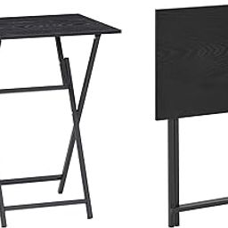 JOIN IRON Foldable TV Tray Portable Wooden Snack Table,No Installation Required, for Livingroom, Bedroom, Office, Tiny Desk,Set of 2, 2 Pack.-image-79