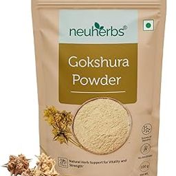Neuherbs Gokshura Powder (100g Pack of 1) Natural Herb For Men | To Promote Energy & Strength | No Added Preservative or Additives | Tribulus Terrestris-image-93