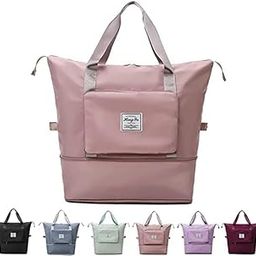 41 Liter Expandable Travel Bags for Women, Duffle Bags for Women Luggage, Foldable Vanity Traveling Bag, Waterproof Hand Bag for Ladies Personal Items(Multi Colours)-image-36