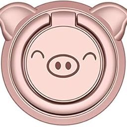 KolorFish Mobile Phone Ring Grip Holder Stand Funky Animal Ring Grip 360 Degree Rotation with Finger Ring for All Mobile Phone and Tablet (Universal) Piggy Pink-image-19