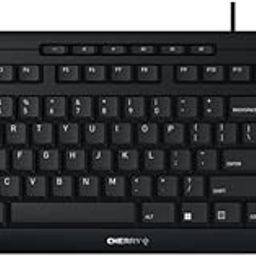 Cherry Stream Keyboard TKL Wired USB Keyboard TenKeyLess Compact Version Without Number Pad. Super Silent Keystroke. Ideal for Office. (Single Pack) Black-28